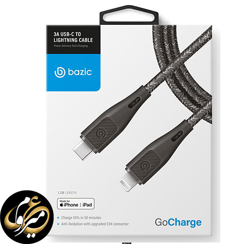 کابل شارژ USB-C به لایتنینگ بازیک سری GOCHARGE با استاندارد C94