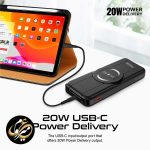 پاوربانک 10000 میلی آمپر پرومیت مدل Promate POWERPACK-FOLD