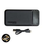 پاوربانک 10000 میلی آمپر پرومیت مدل Promate TORQ-10.BLACK