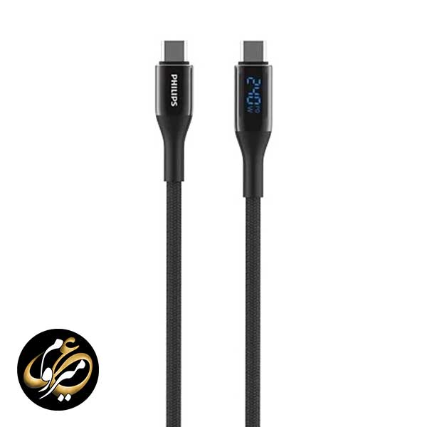 کابل شارژ USB-C به USB-C فیلیپس مدل Philips DLC4583C